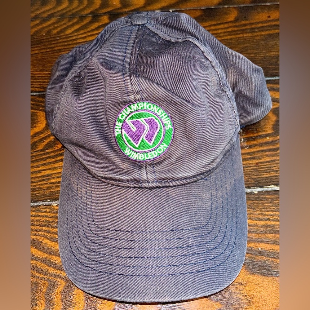 Wimbledon Logo Navy Blue Cap